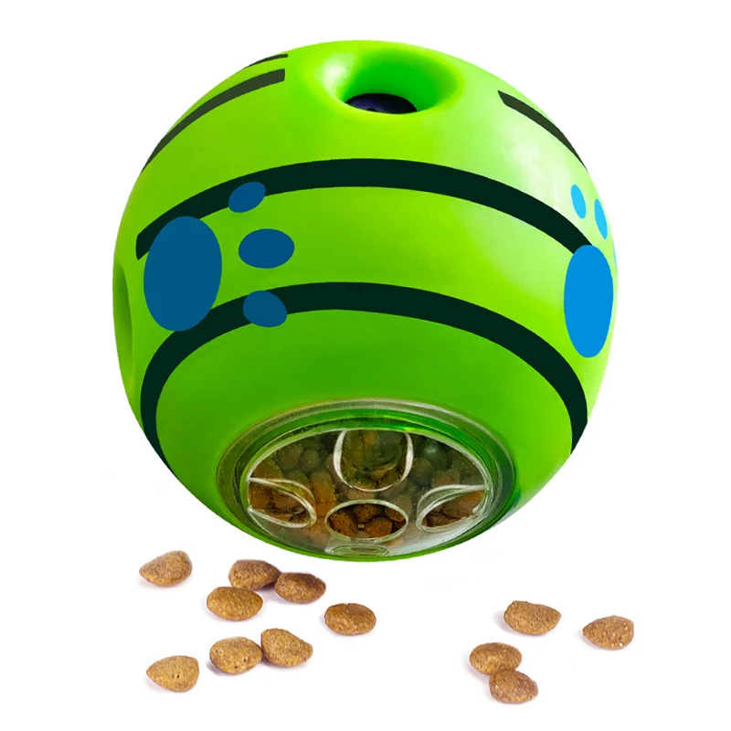Juguete interactivo con dispensador lento de comida para perros
