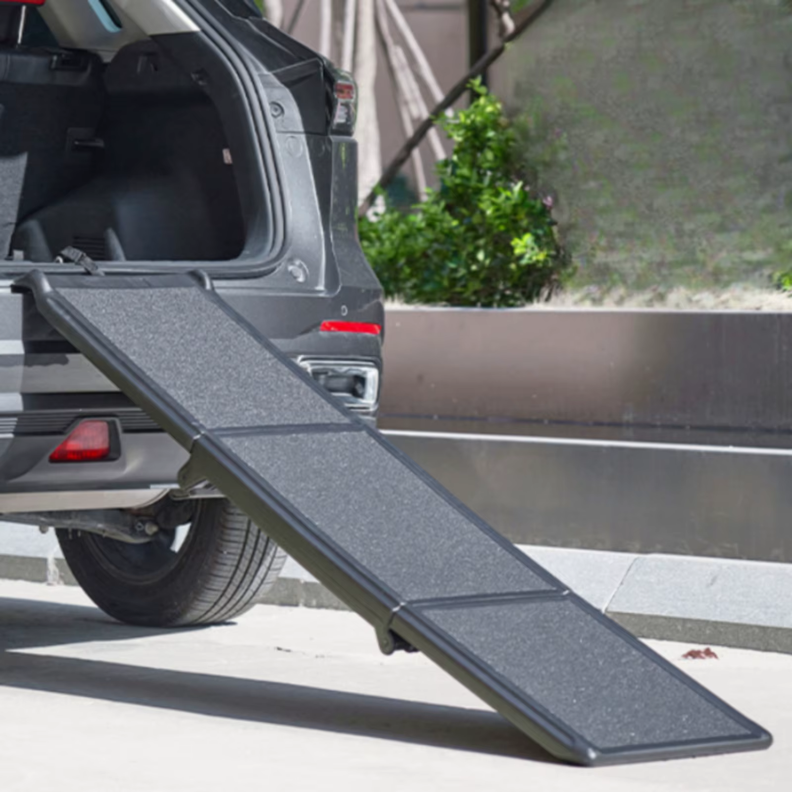 Rampa de coche para perros mayores, portátil, ligera y lavable - imagen 4
