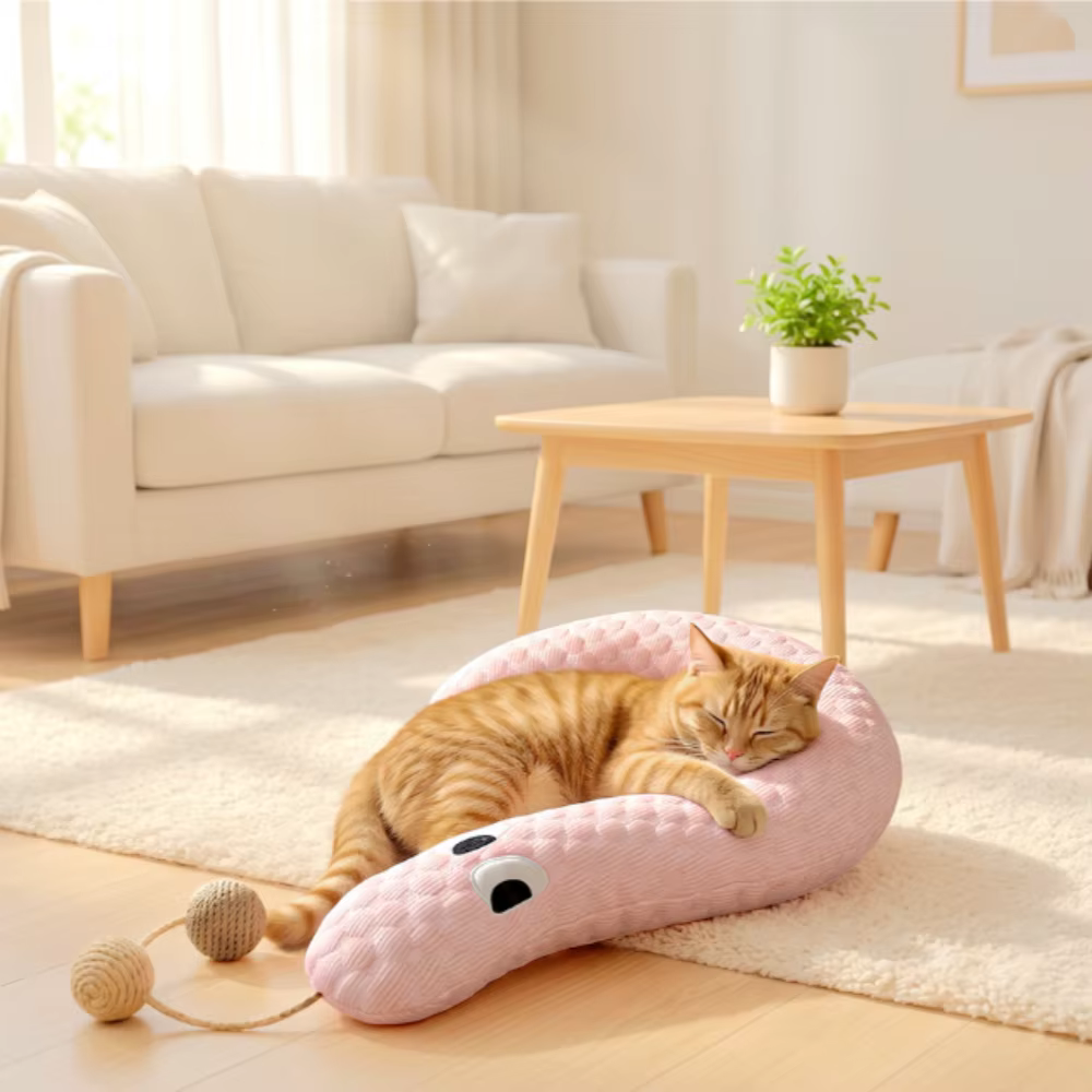 Almohada de soporte cervical refrescante para gatos - imagen 4