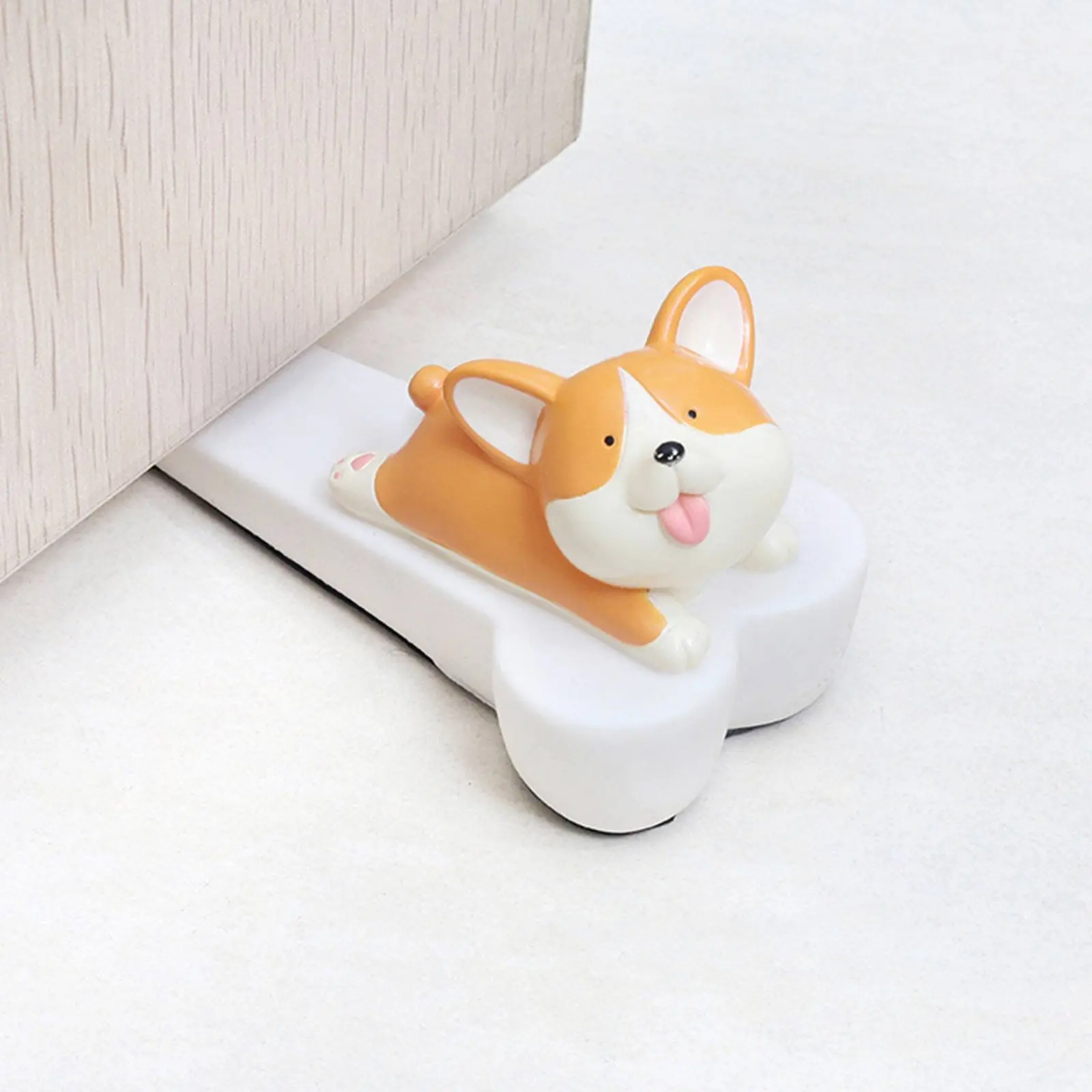 Bloqueador de puerta anticolisión para gatos y perros, PVC - imagen 2