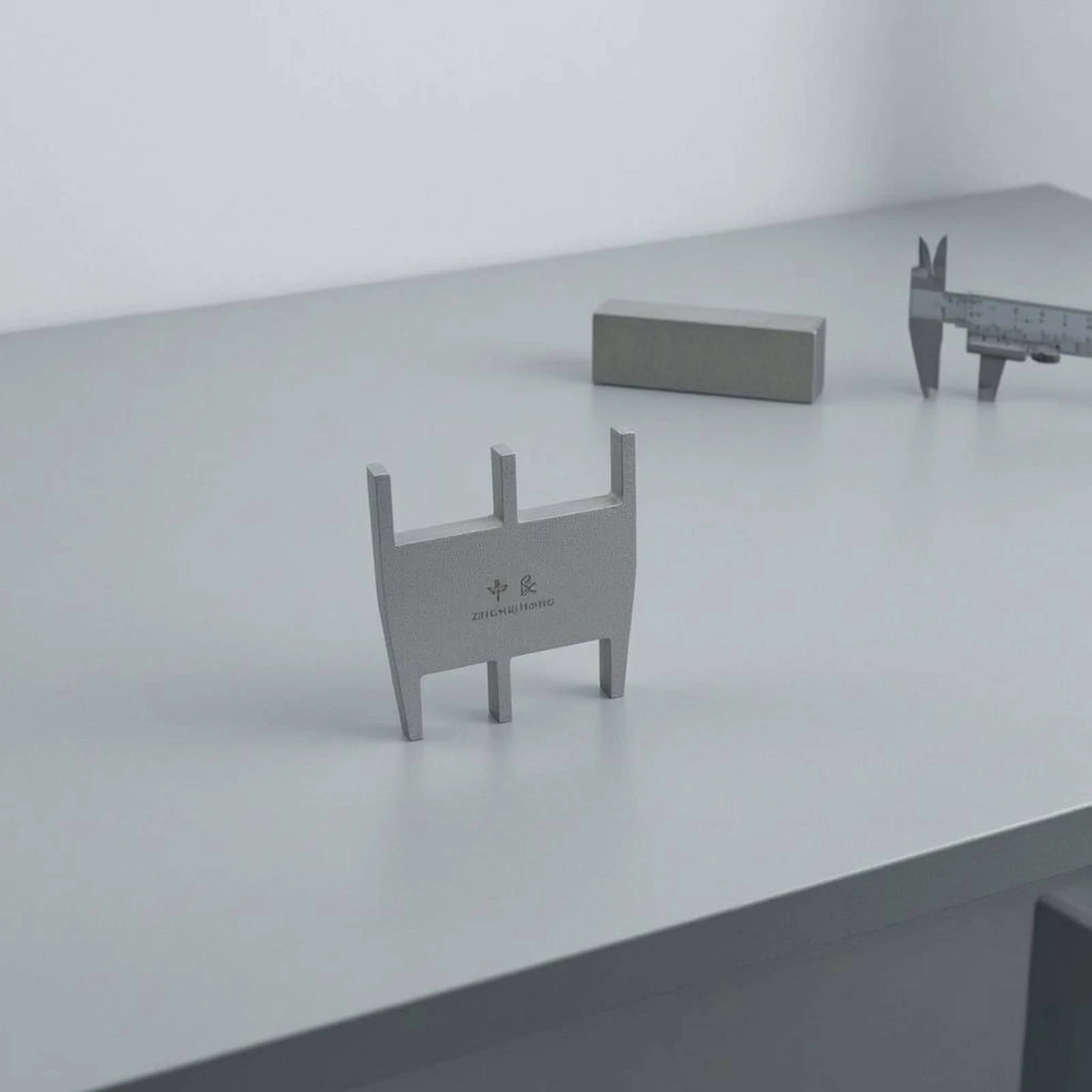 Medidor portátil de altura del puente para piano de cola de aluminio