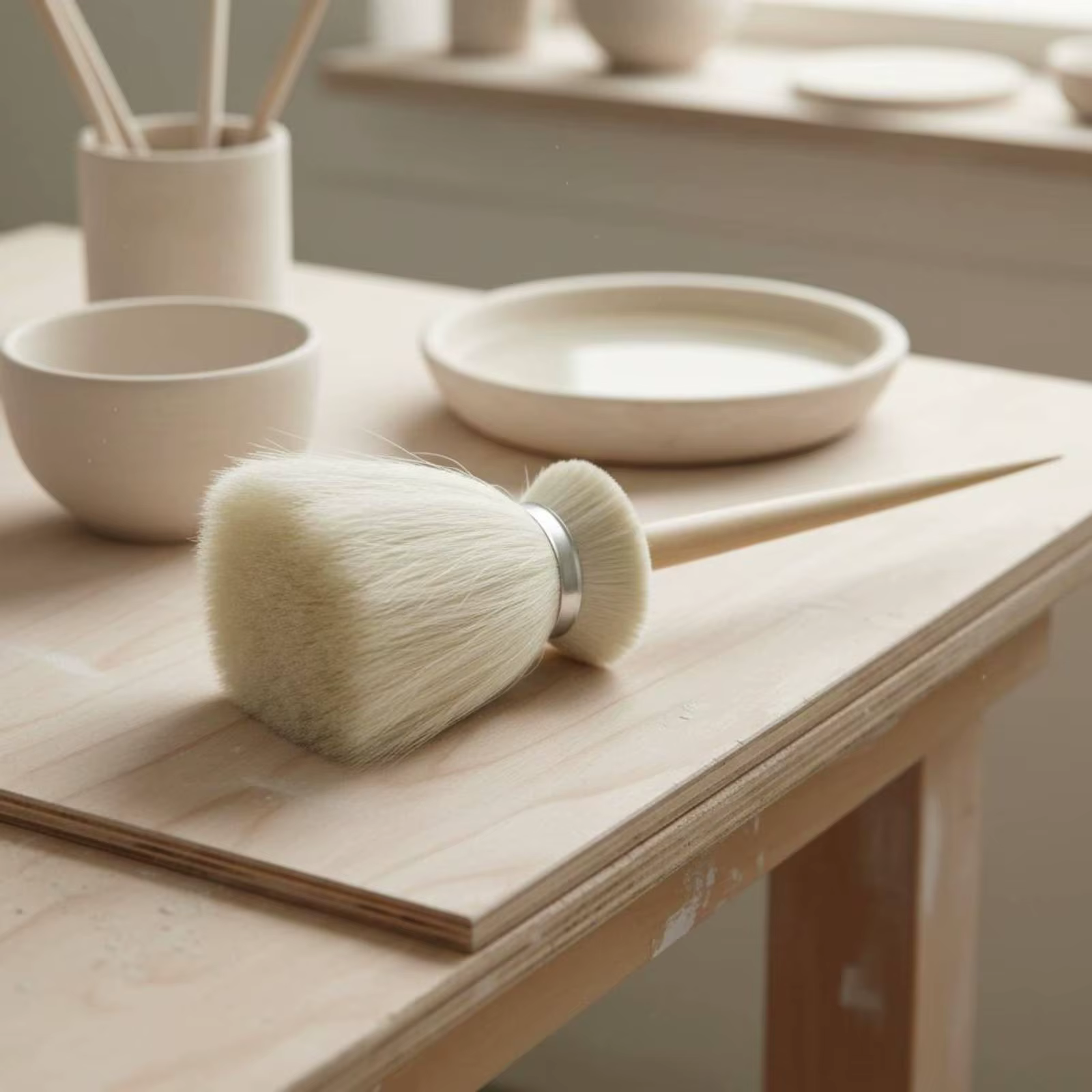 Pincel para pintar cerámica con gran capacidad de carga de pintura - imagen 2