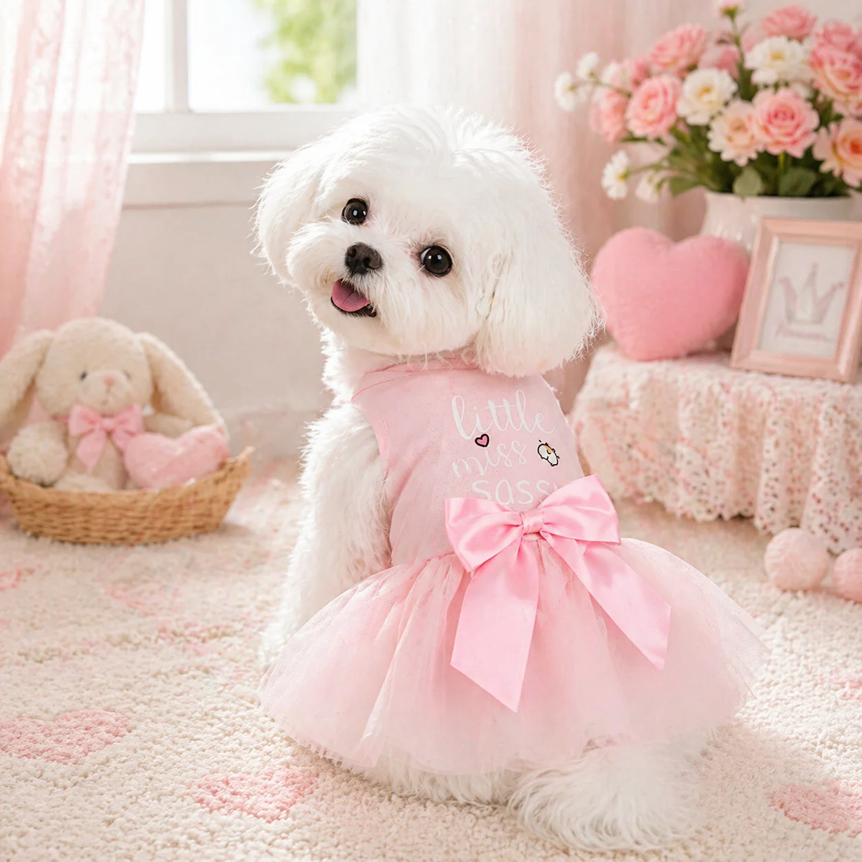 Detalle del estampado Little Miss Sassy