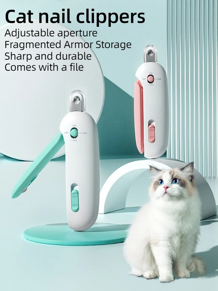 Cortauñas para gatos con diseño ajustable