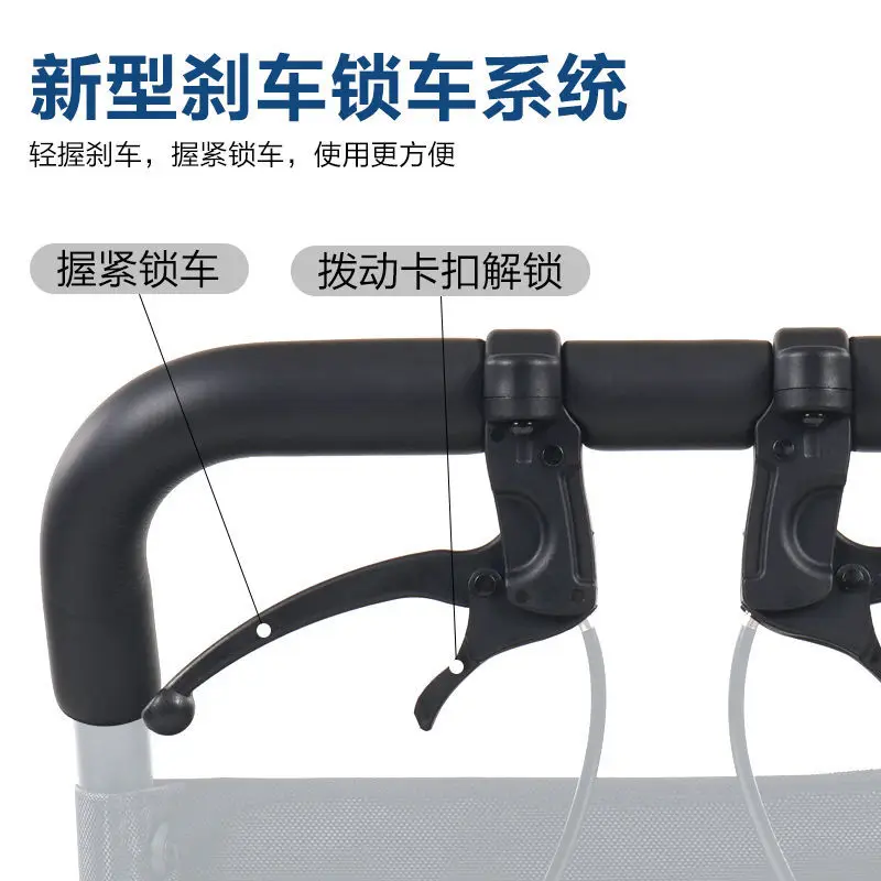 Silla de Ruedas Plegable para Personas Mayores – Portátil y Compacta - imagen 4
