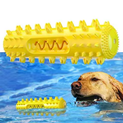 Juguete masticable de goma con cepillo dental para perros: aliento