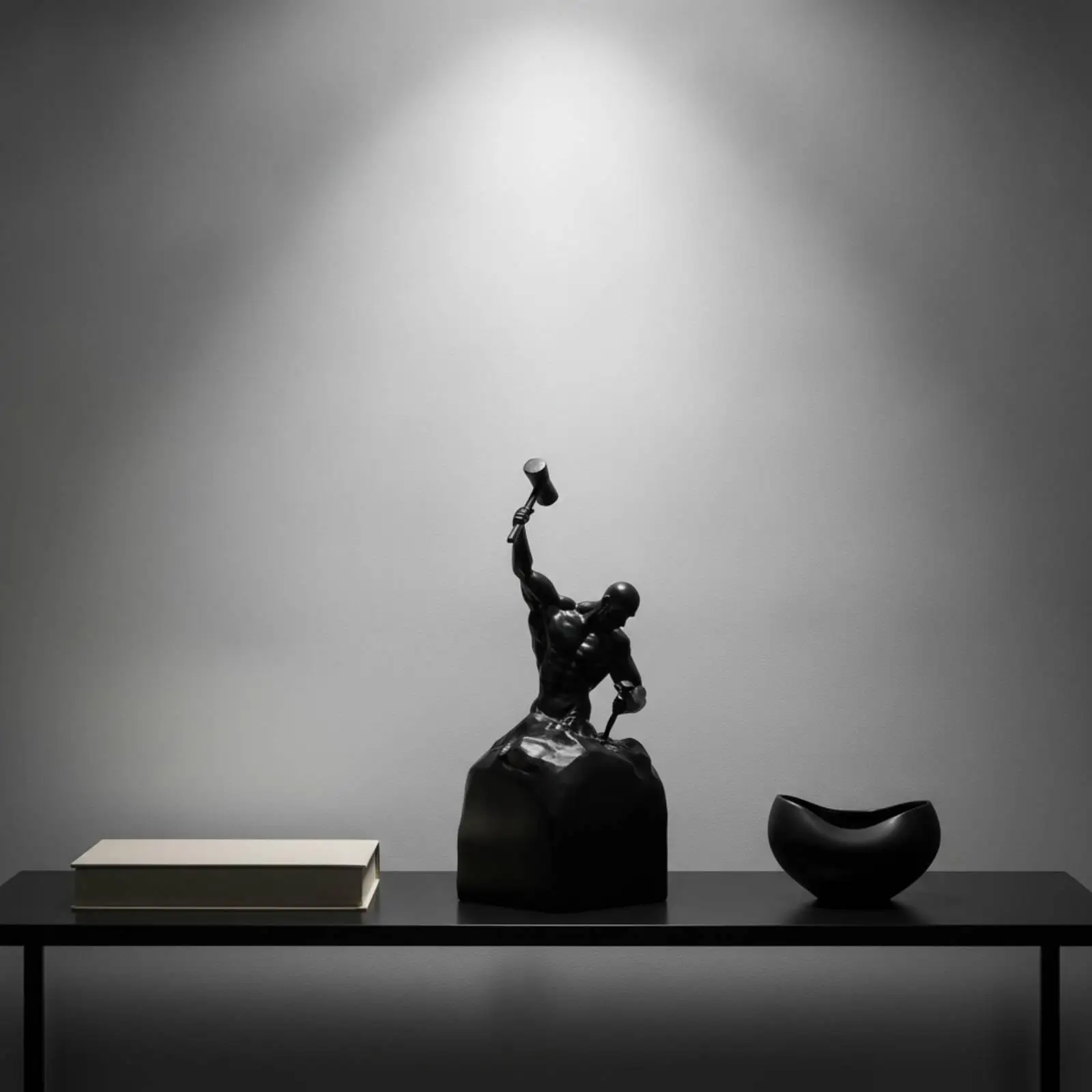 Escultura decorativa de figura humana para escritorio o estantería - imagen 3