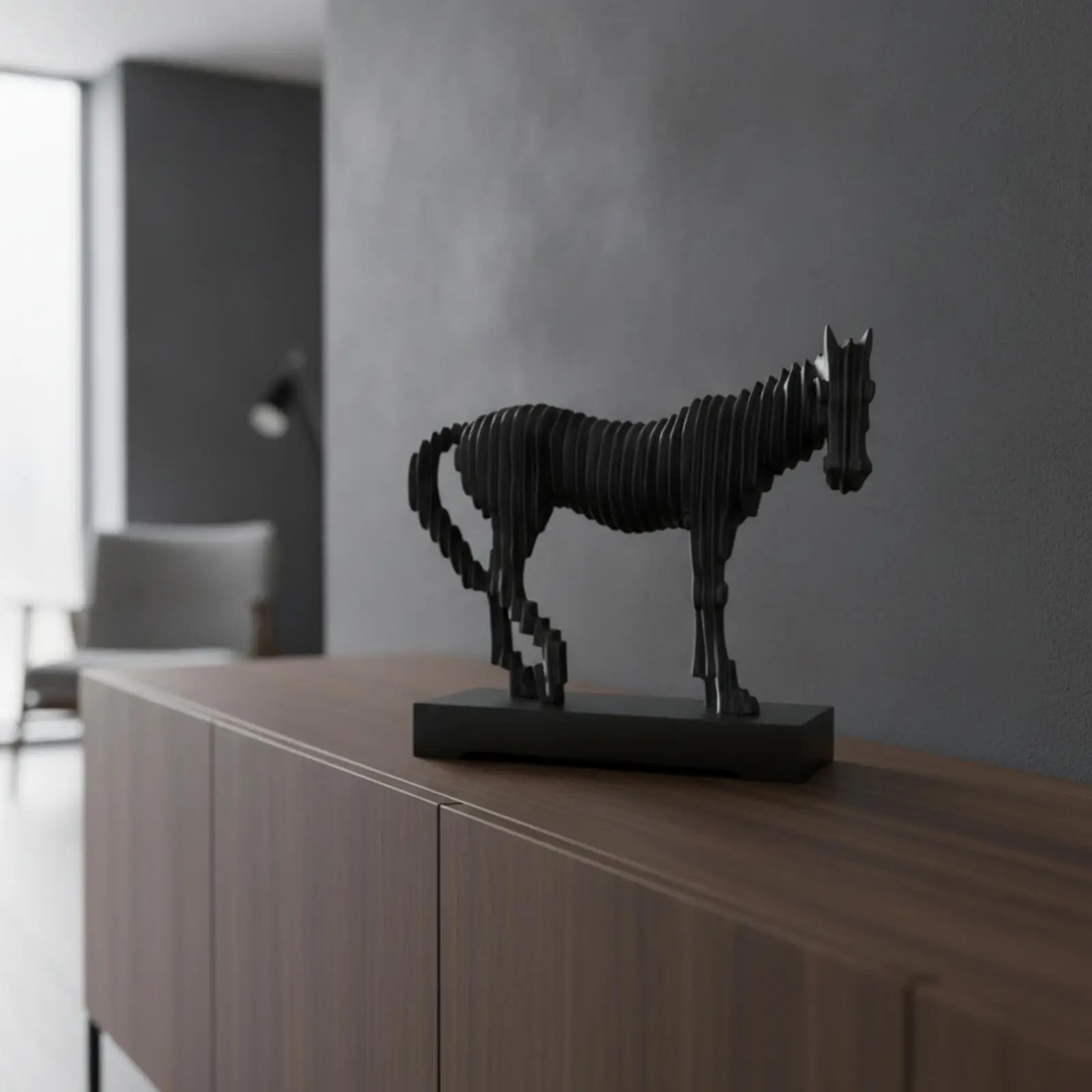 Estatua decorativa de caballo para mesa – Adorno y regalo para el hogar - imagen 3