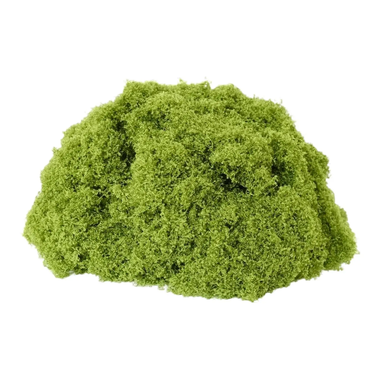 Musgo artificial verde para maquetas y manualidades
