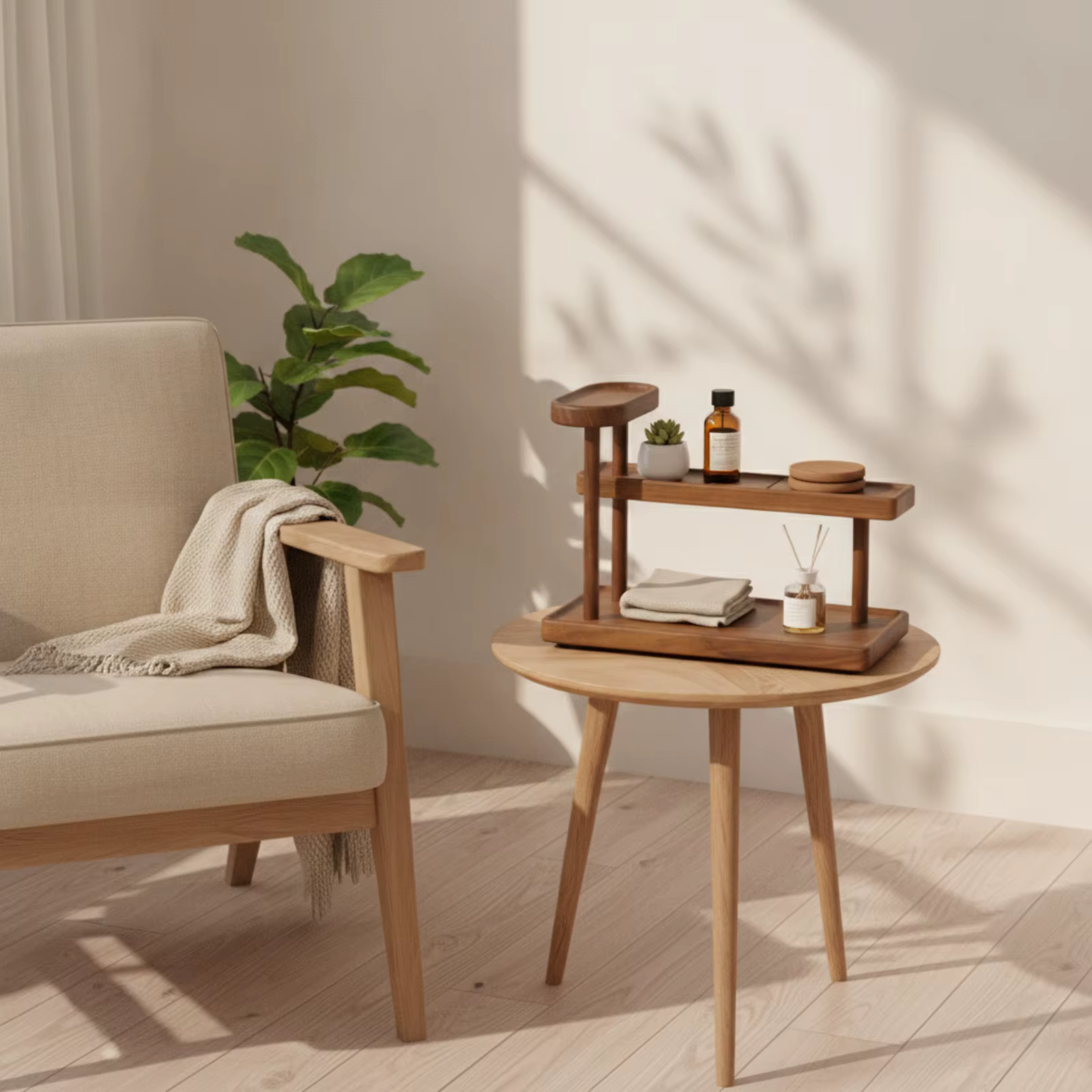 Estantería de escritorio de madera para gatos y perros - imagen 4