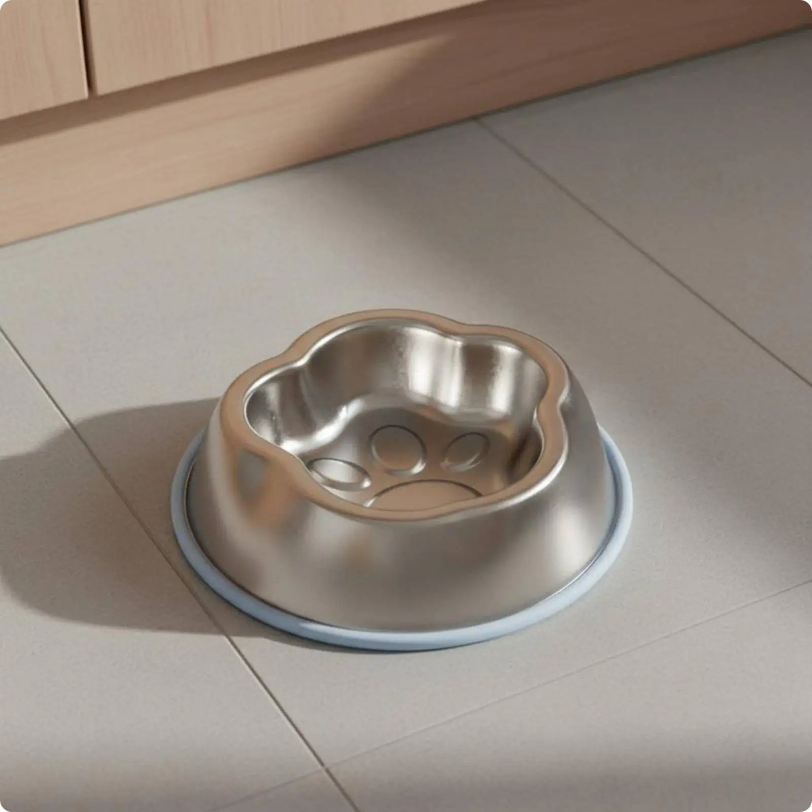 Comedero elevado acero inoxidable para perros con base antideslizante - imagen 5