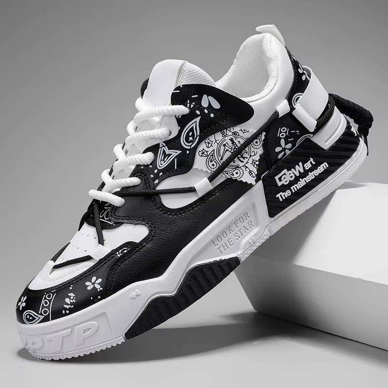 Zapatillas Deportivas Hombre con Cordones – Suela Suave para Fitness y Skate - imagen 3