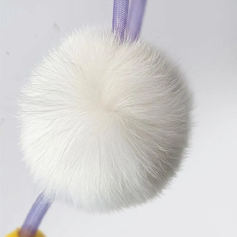 Juguete Interactivo para Gatos con Plumas, Malla y Campana