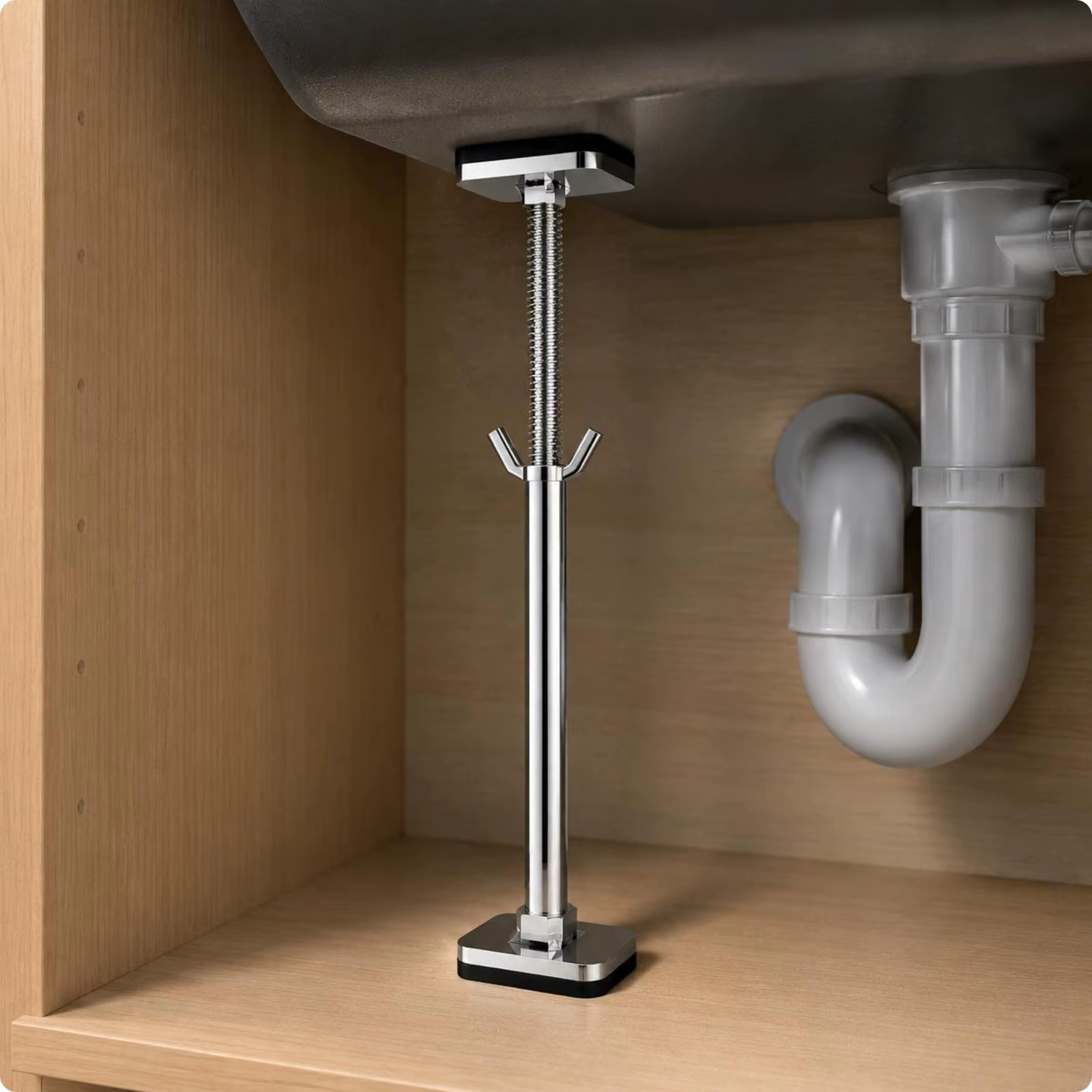 Soporte Bajo Encimera para Fregadero de Cocina – Acero Inoxidable - imagen 3