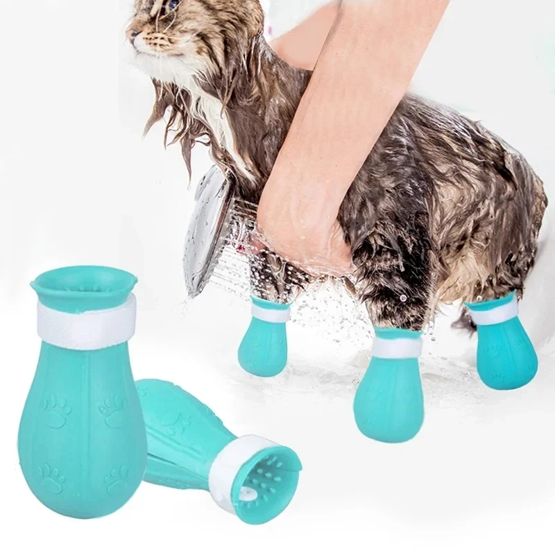 Protector de garra de gato en uso