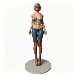 Kit modelo resina DIY miniatura gris impresa en 3D, sin montar