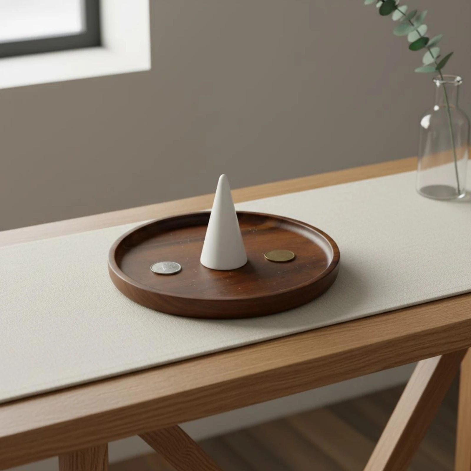 Bandeja de madera para gatos y perros – circular multifuncional - imagen 5