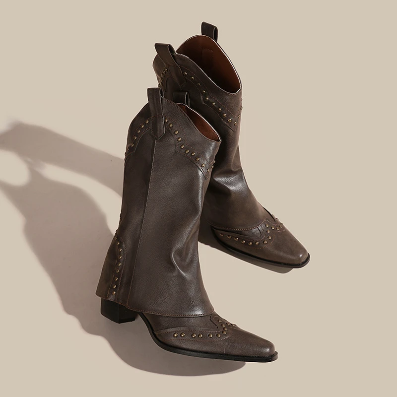 Bota de perfil con tacón plataforma