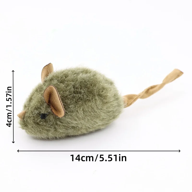 Ratón interactivo sonido pájaro para gatos – Resistente mordeduras - imagen 3