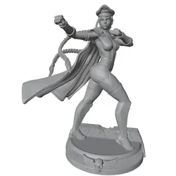 Figura de resina gris 3D DIY sin montar y sin pintar