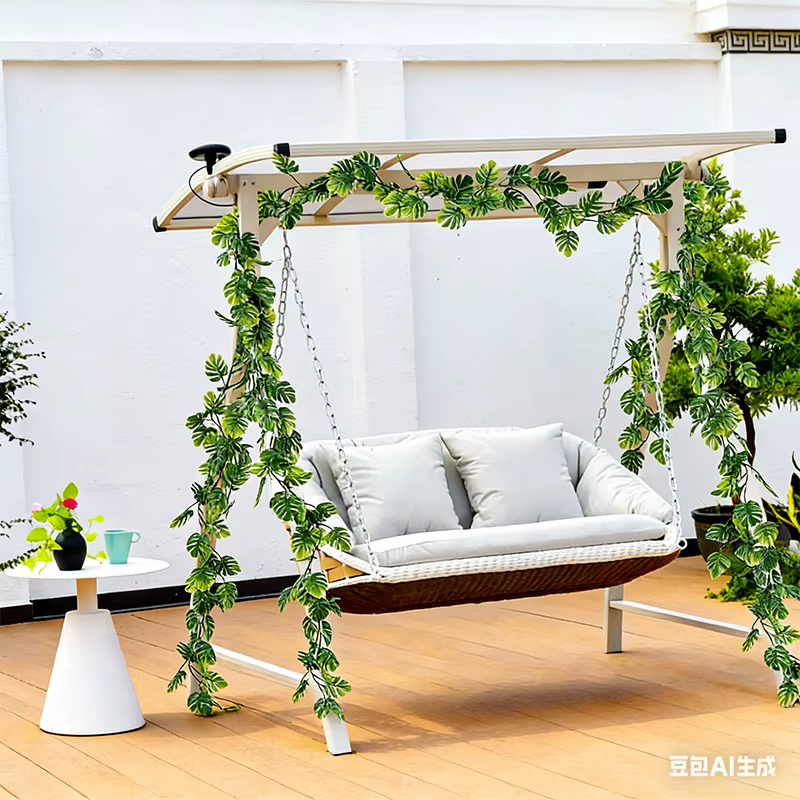 Planta artificial colgante Monstera segura para gatos y perros - imagen 4