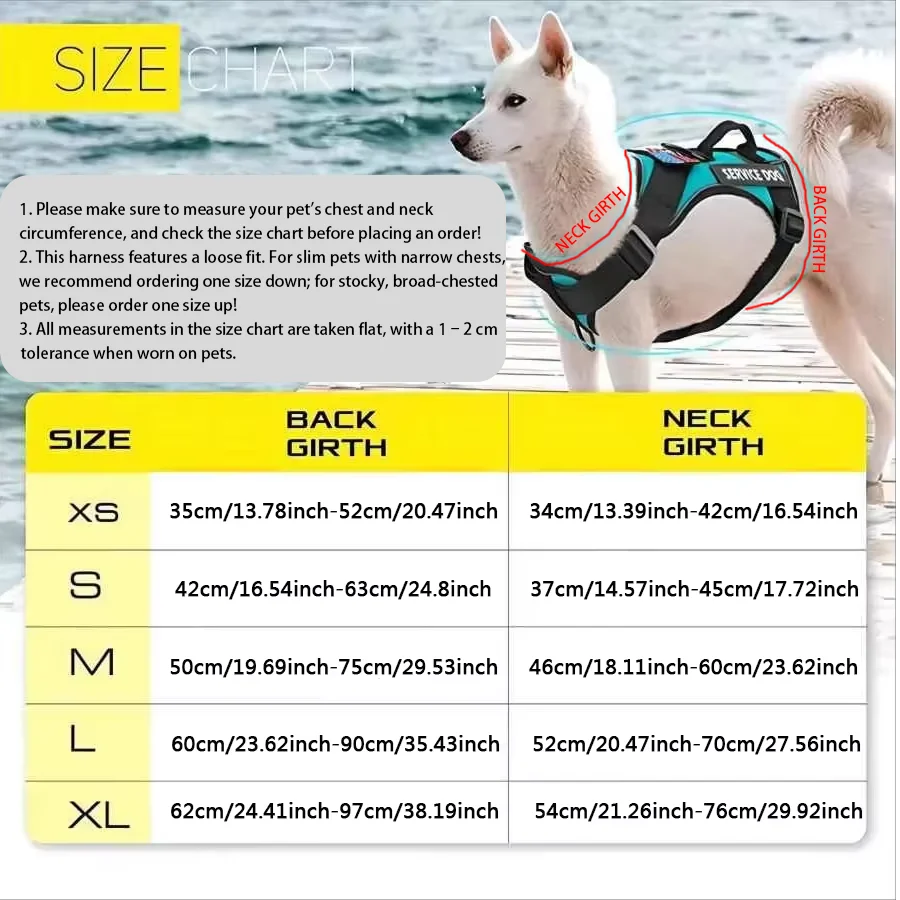 Arnés Oxford para perros de trabajo con detalles reflectantes