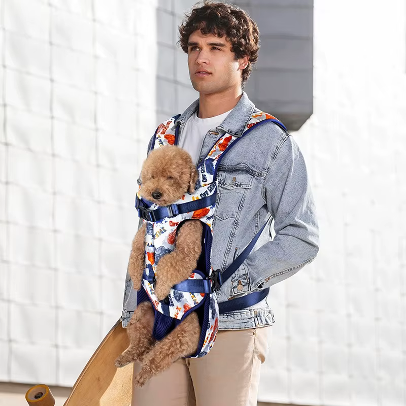Mochila transportadora transpirable para perros, viajes al aire libre - imagen 2