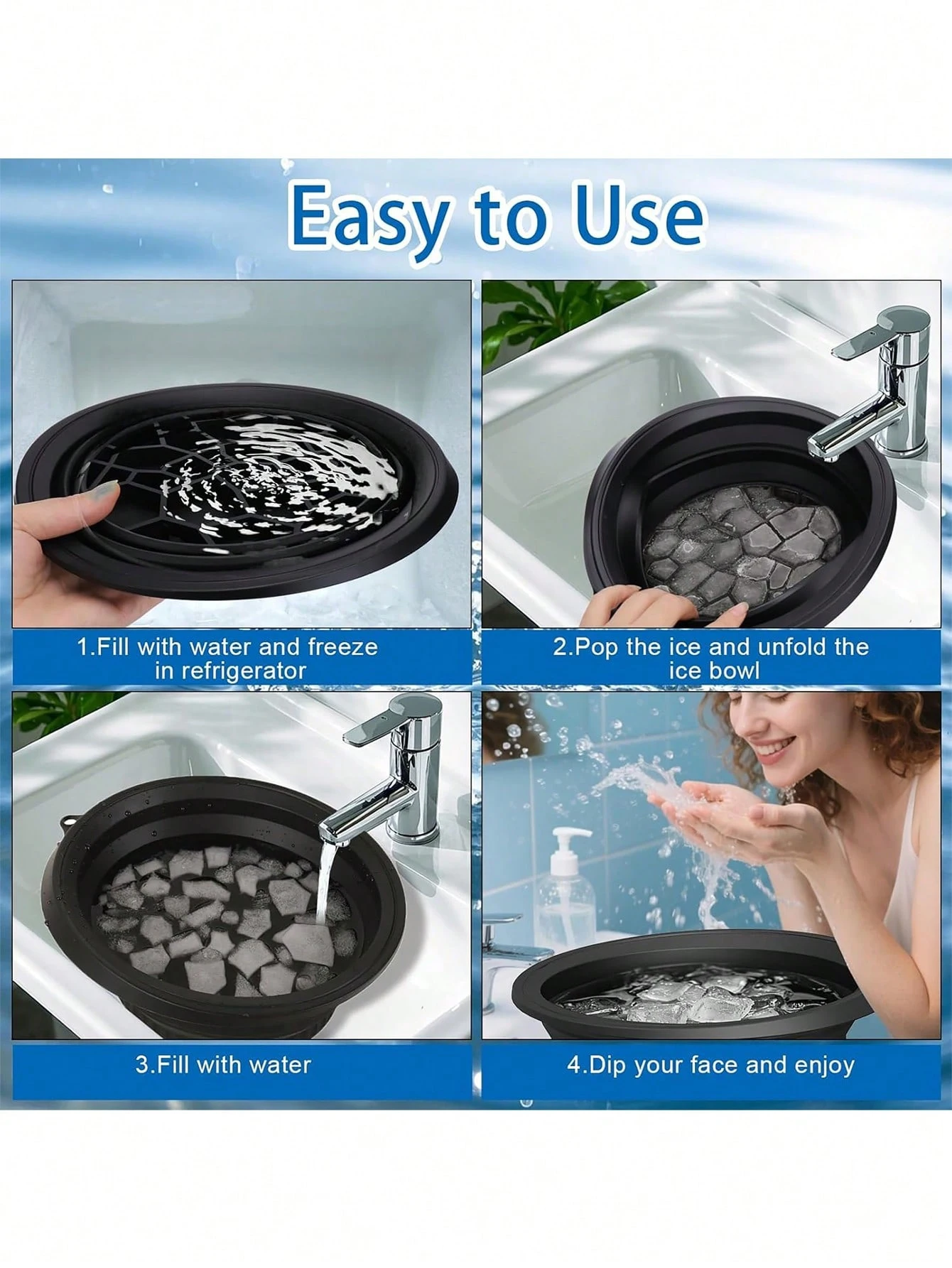 Cuenco para compresas de hielo en casa y viajes para gatos y perros - imagen 4