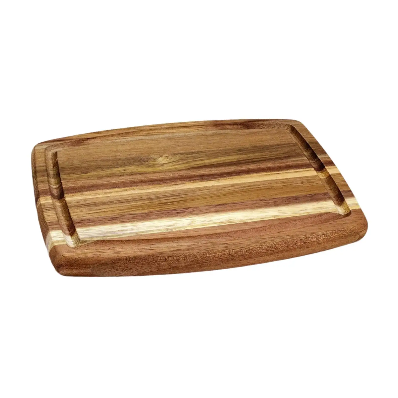 Tabla de cortar acacia 3 en 1 portátil – Pizza, queso y carne