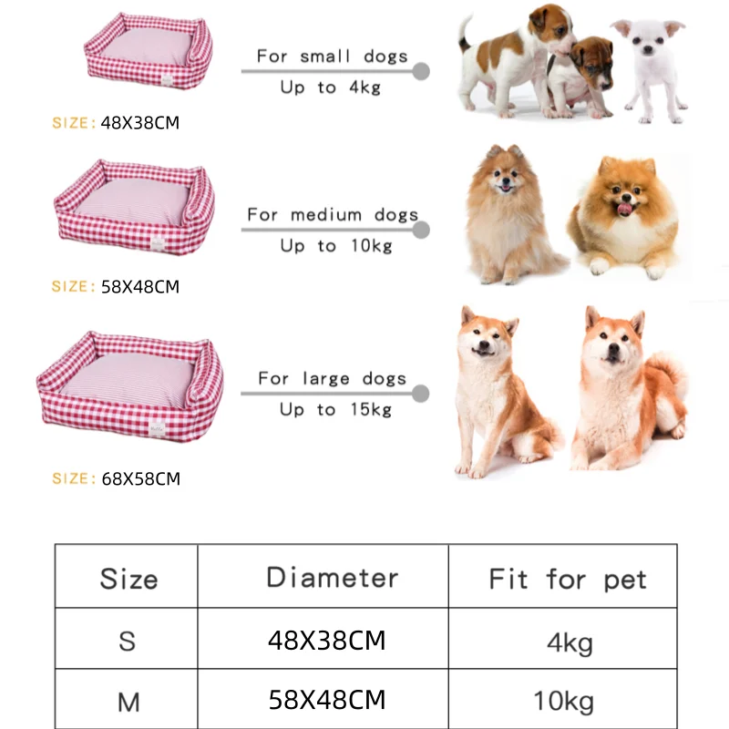 Cama sofá interior para gatos, perros pequeños y medianos - imagen 5