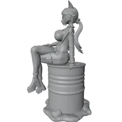 Figura Anime a Escala 1/24 75mm – Miniatura GK Impresa en 3D sin Pintar