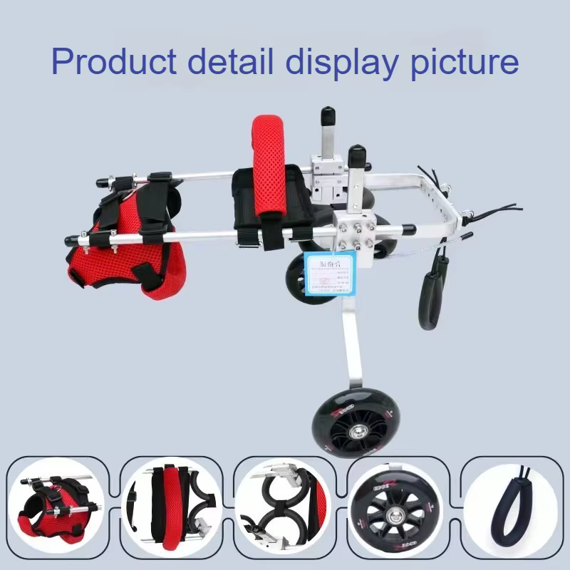 Silla de ruedas para gatos y perros mayores o hemipléjicos – Coche de movilidad ajustable - imagen 3