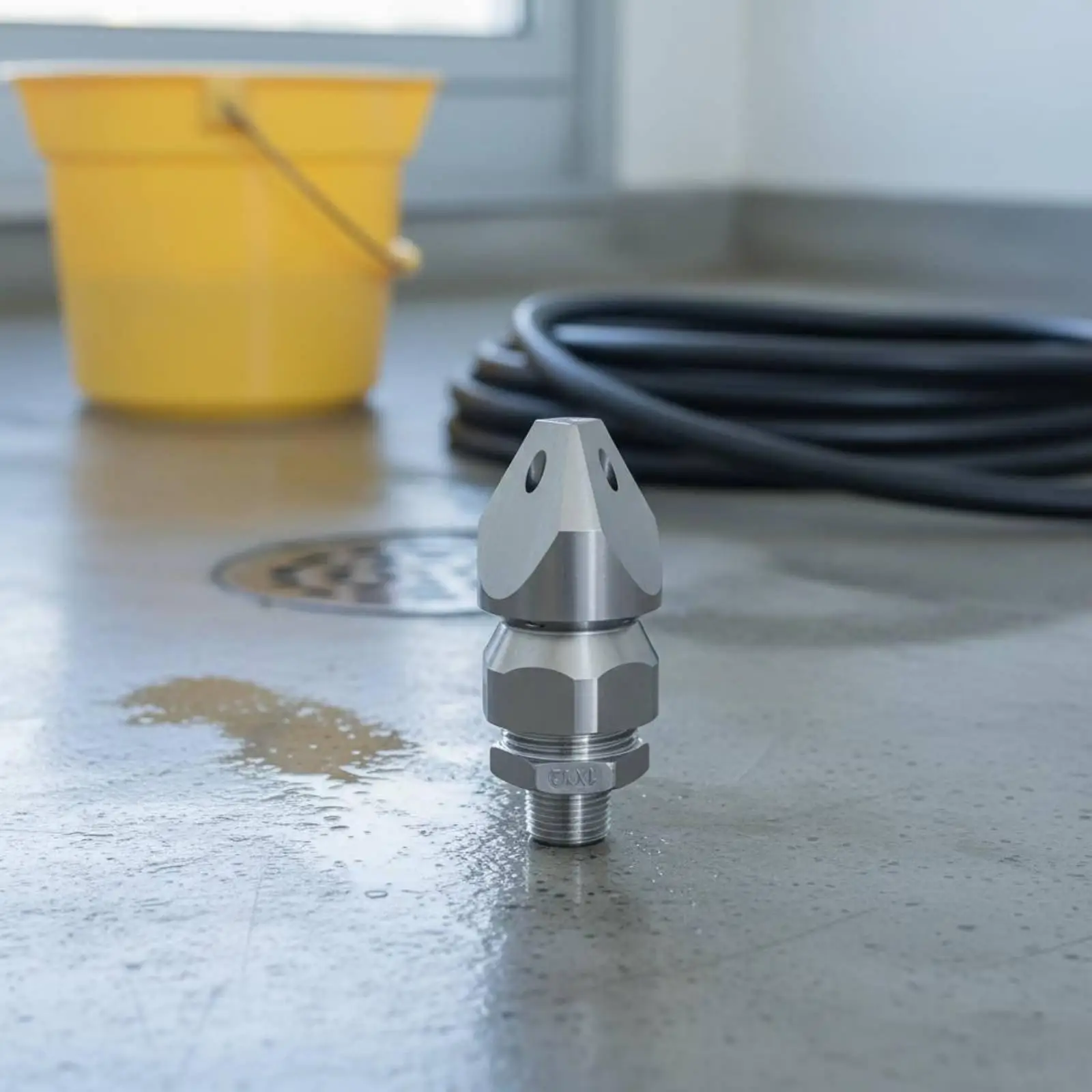 Boquilla metal alta presión para limpieza de tuberías - imagen 4