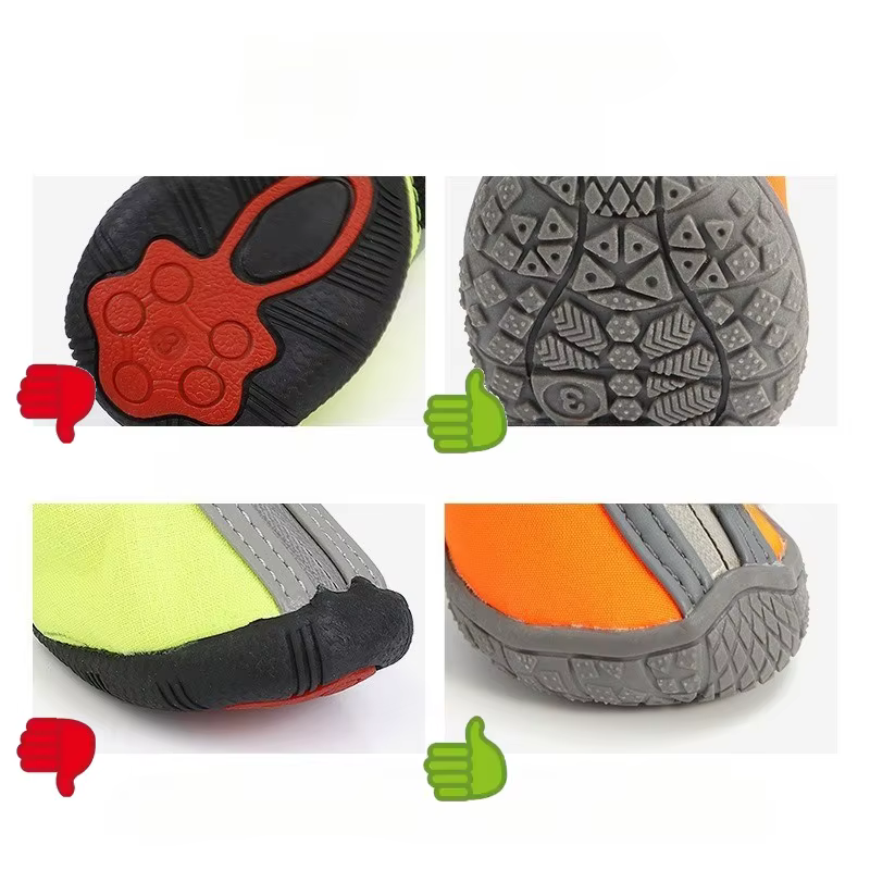 Botas impermeables para perros con cierre ajustable y reflejo - imagen 4