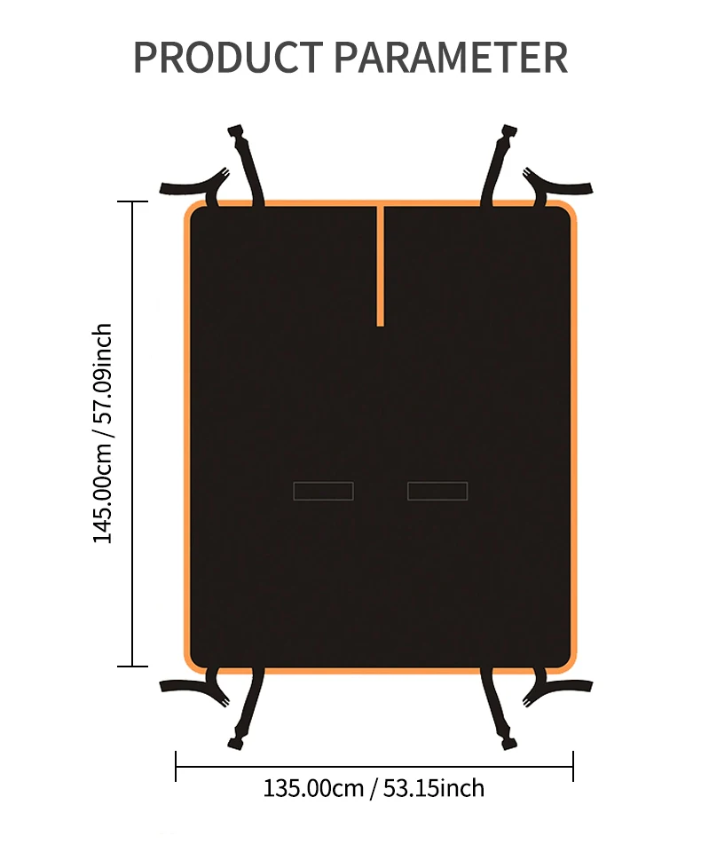 Funda en vehículo - vista lateral