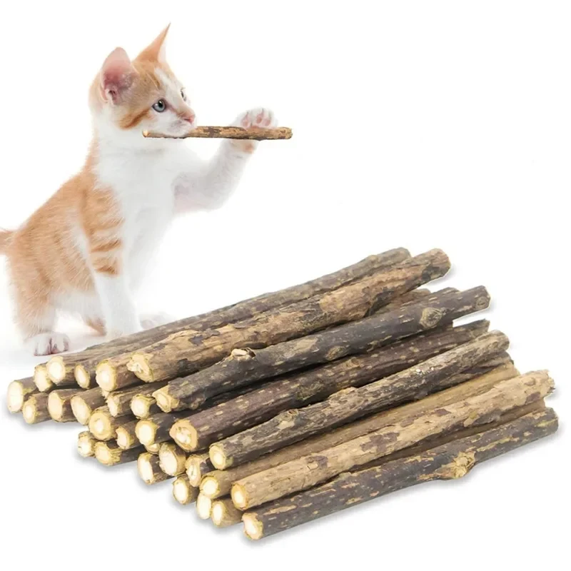 Palitos masticables de matatabi con catnip para gatos, limpieza dental - imagen 4