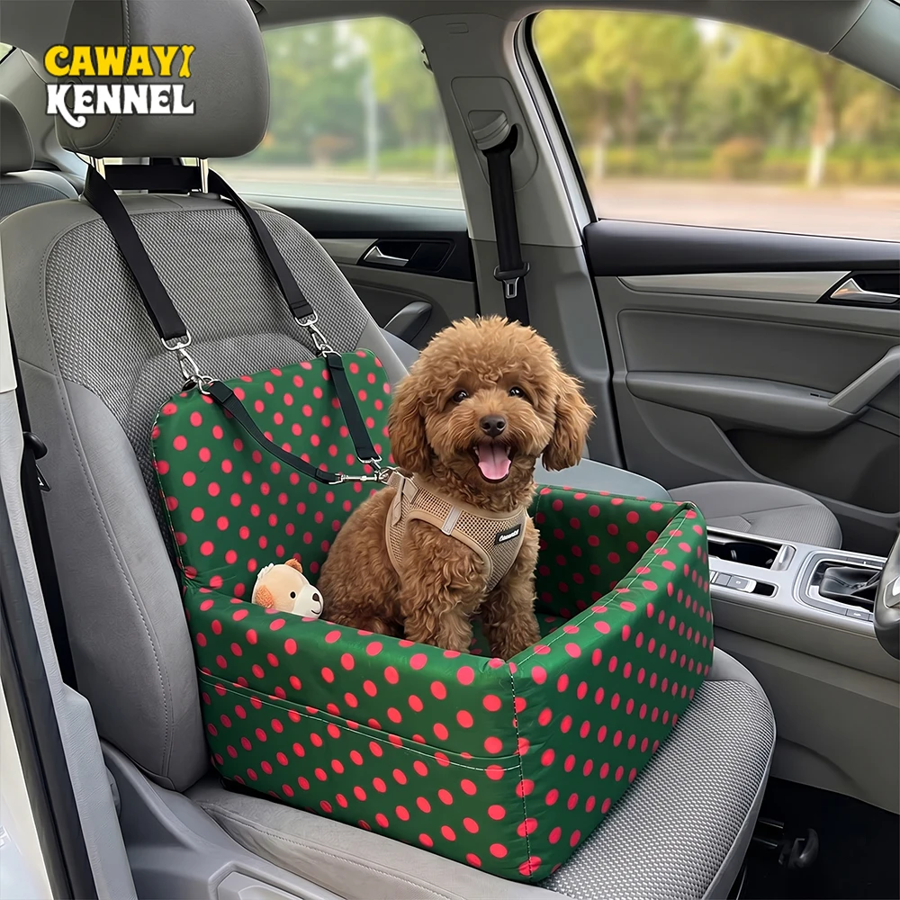 Asiento elevador impermeable para perro en coche con cojín extraíble - imagen 5