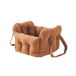 Mochila transportín segura para coche para perros y gatos