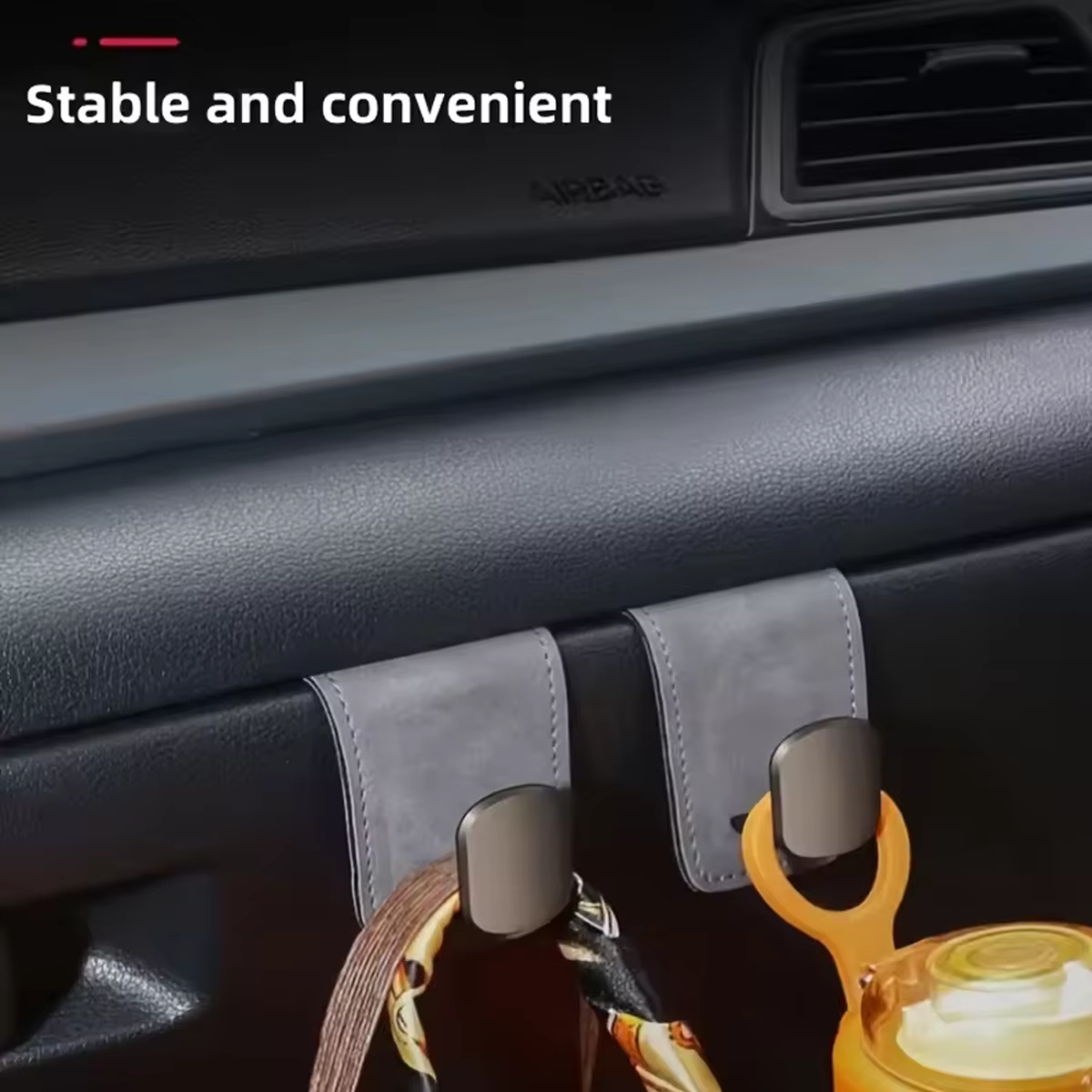 Gancho para correa en coche para gatos y perros, felpa - imagen 3
