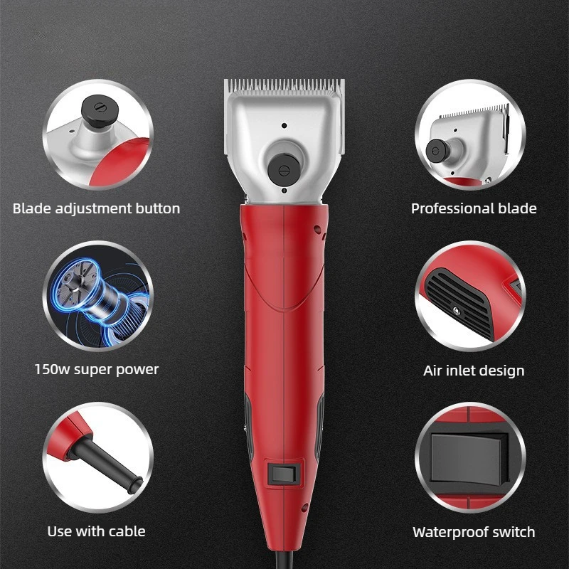 Cortadora de pelo profesional 150W para perros y mascotas - imagen 3