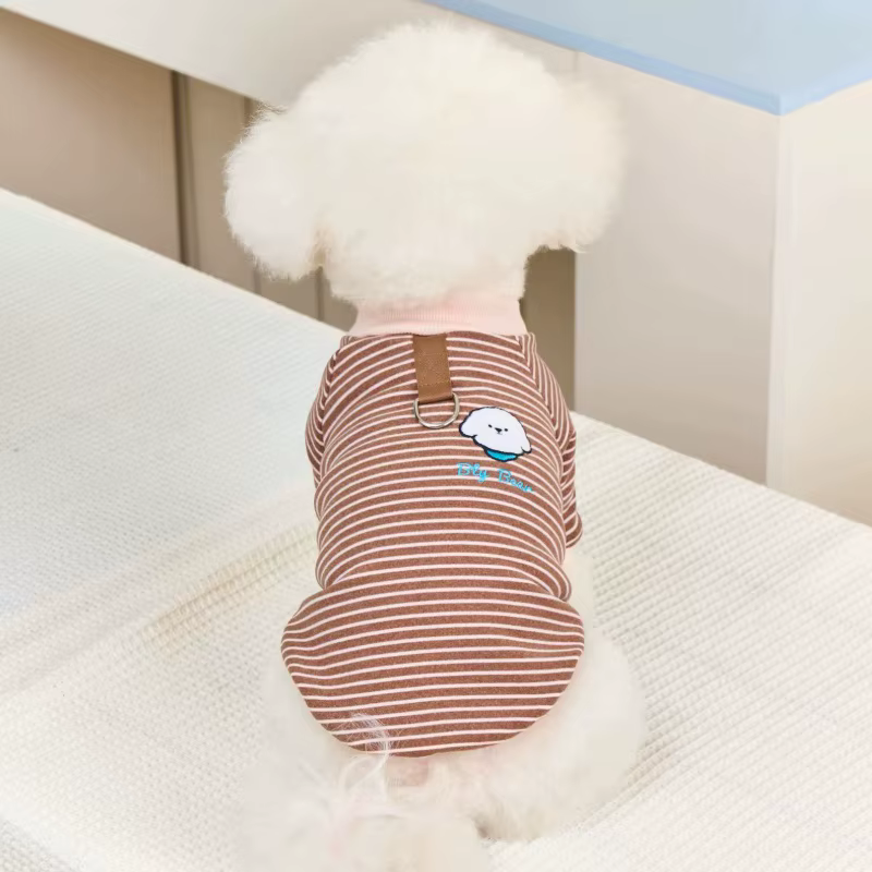 Camiseta de rayas para perros y gatos – Tejido suave - imagen 4