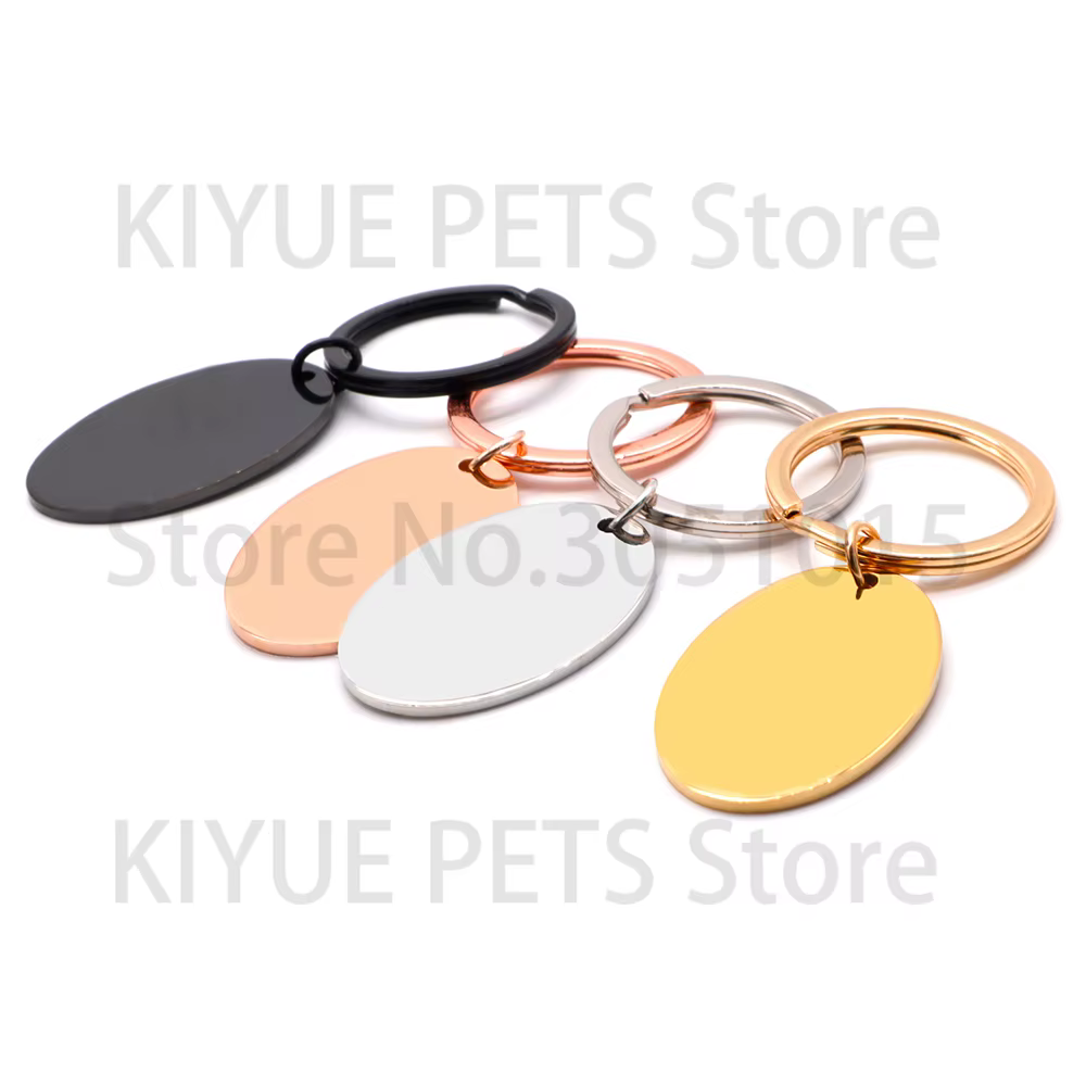 Placa de identificación para gatos y perros de acero inoxidable - imagen 4