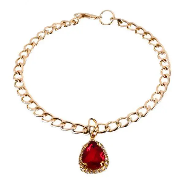 Collar elegante con dije para perros y gatos – Fiesta - imagen 2