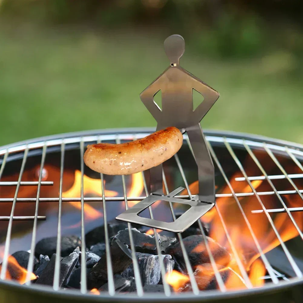 Soporte plegable para transportar en camping y barbacoas