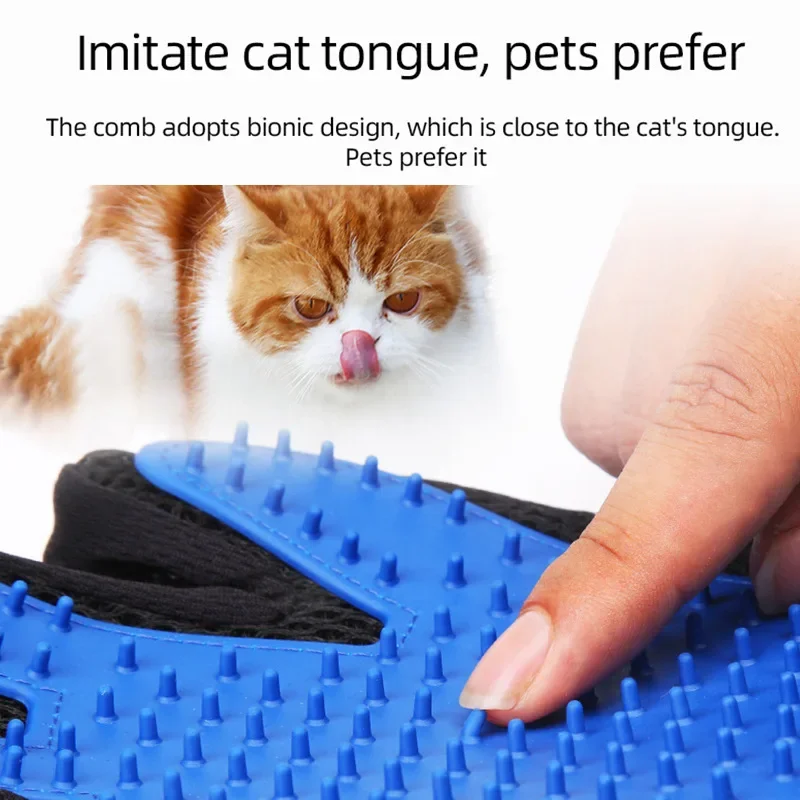Guante de silicona para eliminar pelo en perros y gatos - imagen 3