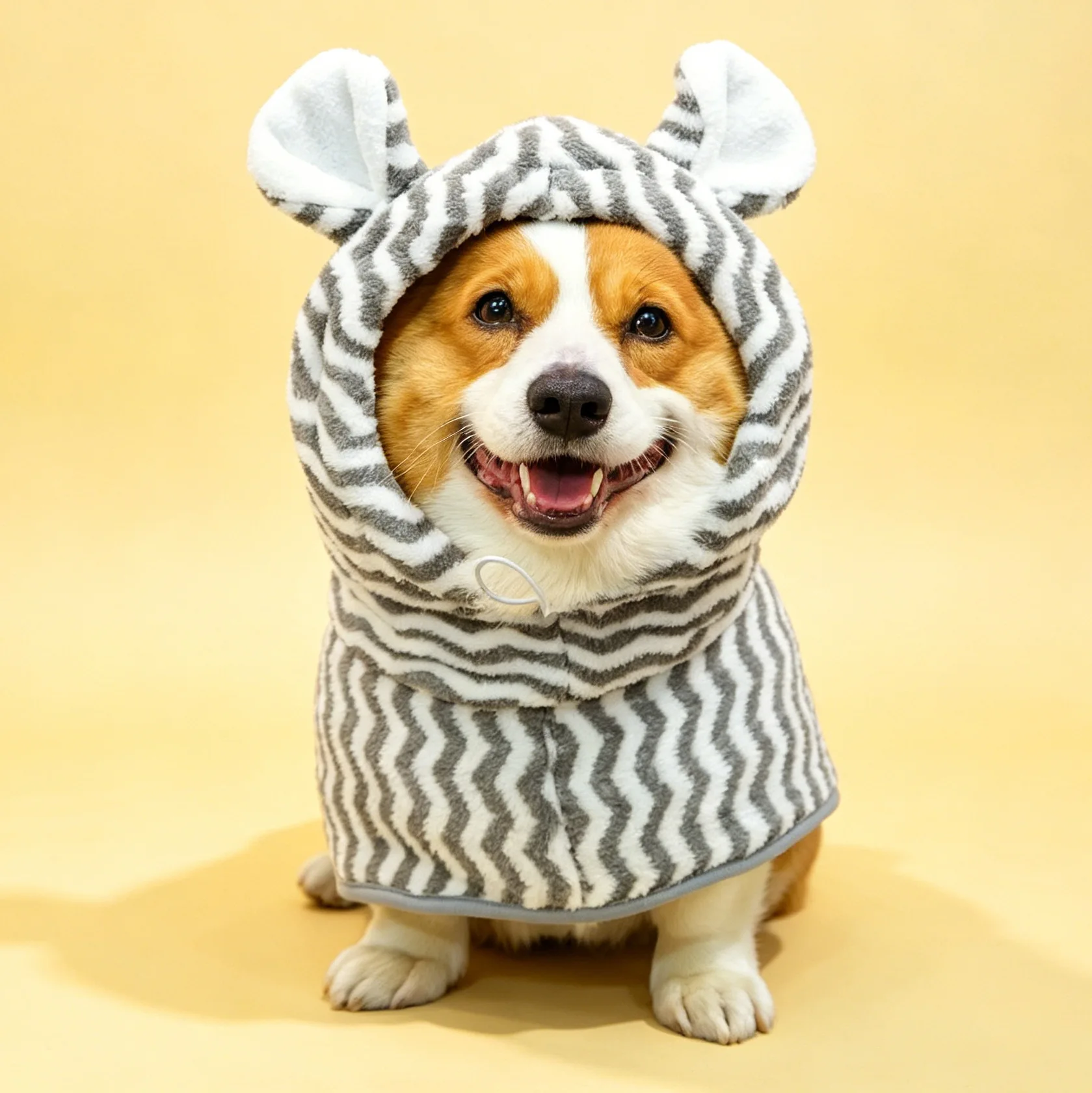 Toalla con Capucha para Perros – Bata Secado Rápido - imagen 4