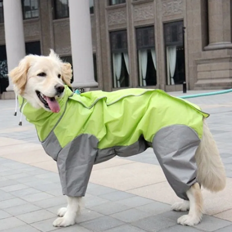 Impermeable para perros con capucha – Chaqueta resistente al agua - imagen 2