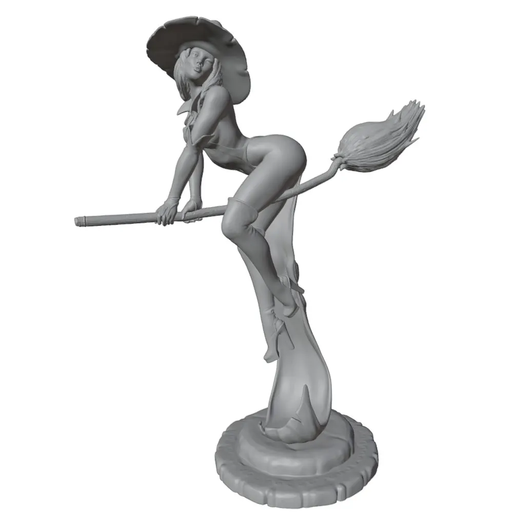 Estatua de personaje anime 3D gris para decoración de habitación DIY
