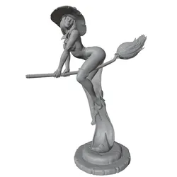 Estatua de personaje anime 3D gris para decoración de habitación DIY