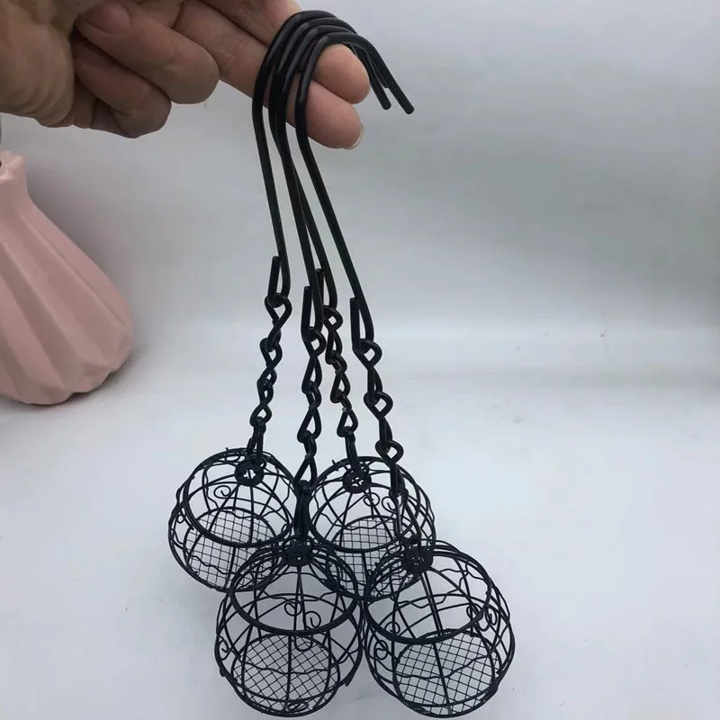 Comedero para pájaros de exterior con cadena de metal para jardín y balcón - imagen 2